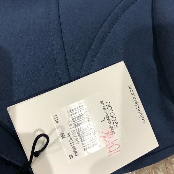 Calvin Klein water resistant trench coat large - Picture 4 of 8